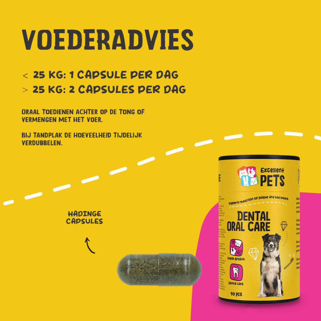 Excellent Pets Dental Oral Care Capsules 90 stuks voor honden - afbeelding 2