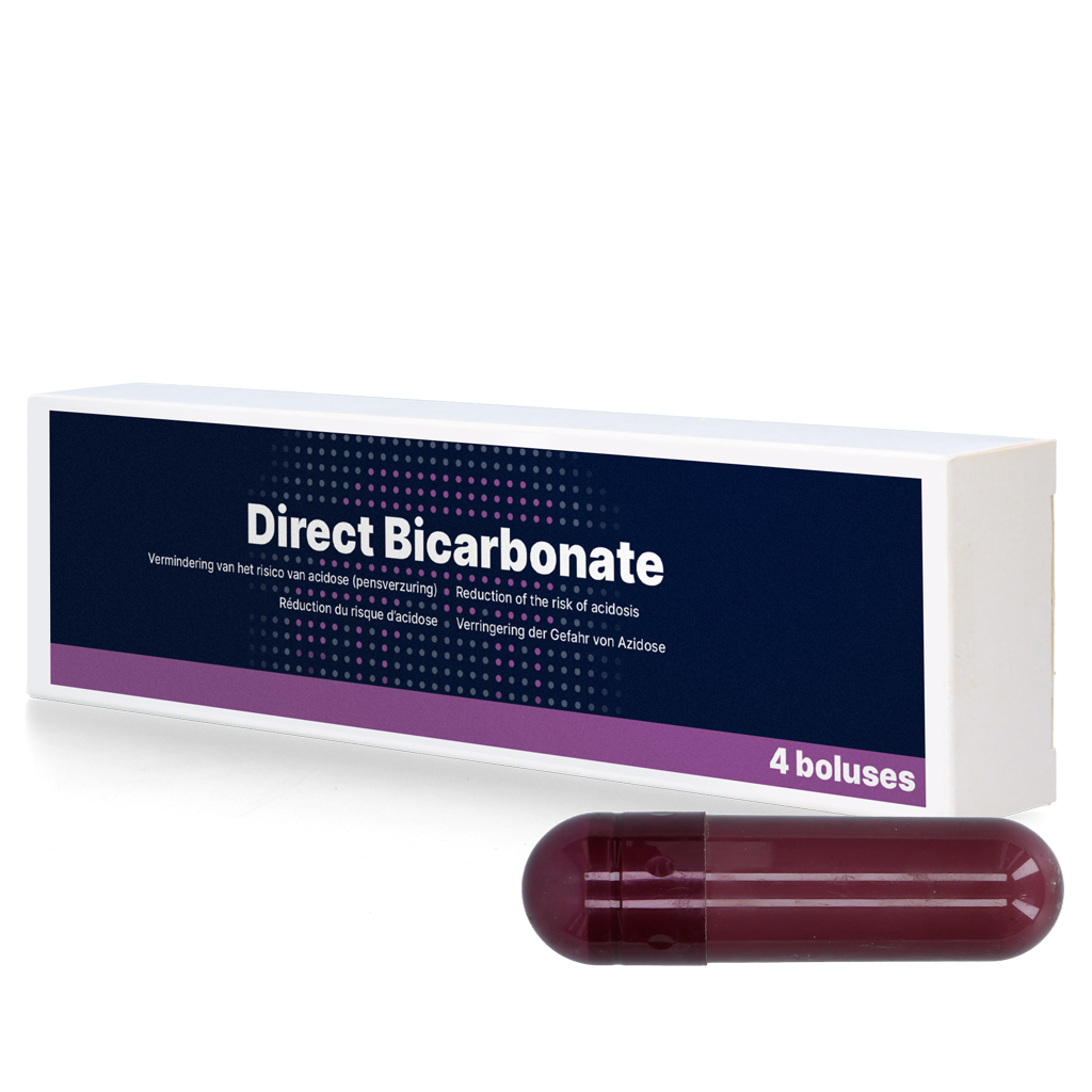 Direct Bicarbonate 4 x 116 g - Bicarbonaatbolus voor melkvee - afbeelding 1