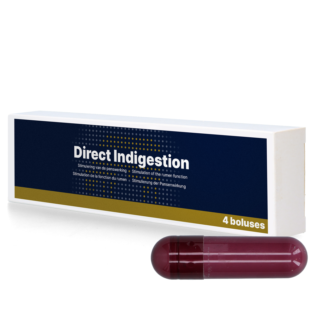 Direct Indigestion 4 x 76 g - Herkauwbolus voor Runderen - afbeelding 1
