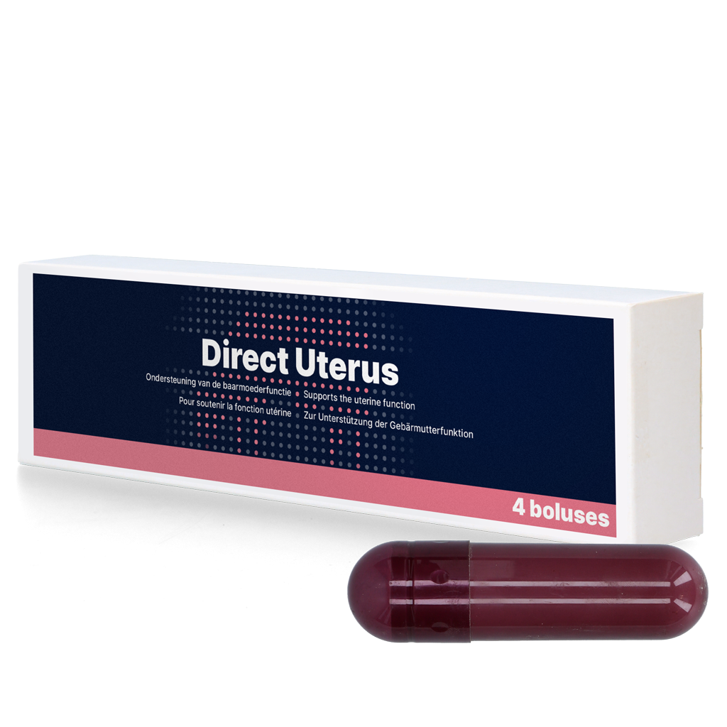 Direct Uterus 4 x 45 g - Bolus voor gezonde baarmoederfunctie - afbeelding 1