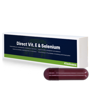 Direct Vit. E & Selenium 4 x 105 g - Bolus voor Rundvee