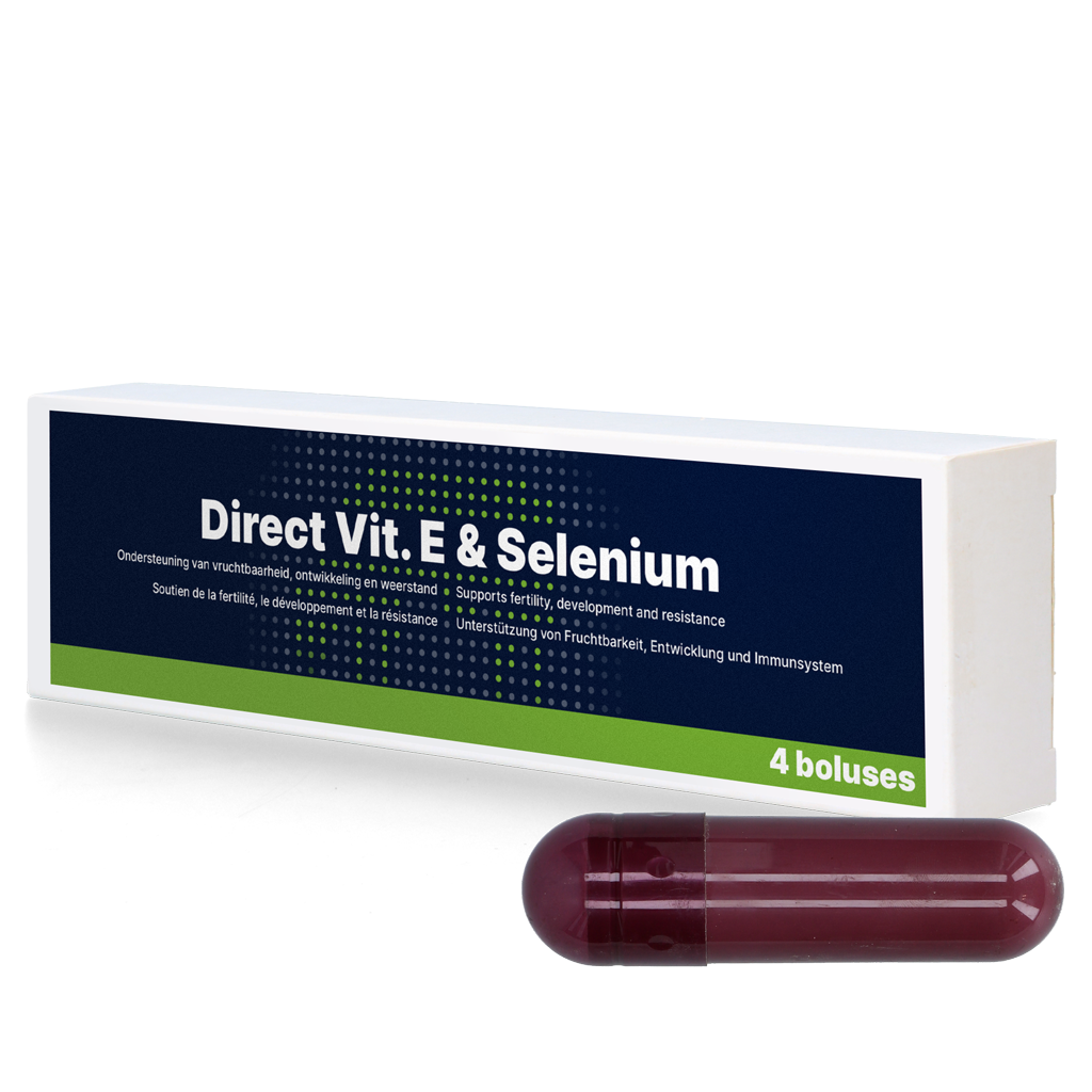 Direct Vit. E & Selenium 4 x 105 g - Bolus voor Rundvee - afbeelding 1