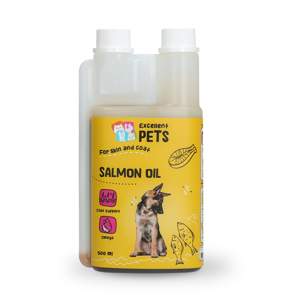 Excellent Pets Dog Salmon Oil 500 ml - Zalmolie voor Honden - afbeelding 1
