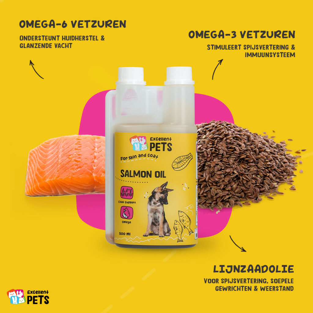 Excellent Pets Dog Salmon Oil 500 ml - Zalmolie voor Honden - afbeelding 5