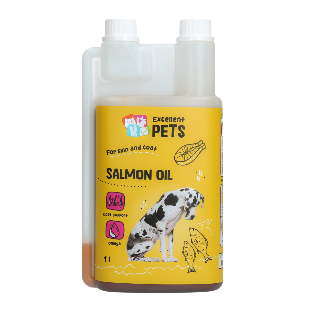 Excellent Pets Dog Salmon Oil 1000 ml - Zalmolie voor Honden - afbeelding 1