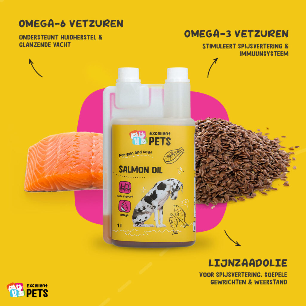 Excellent Pets Dog Salmon Oil 1000 ml - Zalmolie voor Honden - afbeelding 5