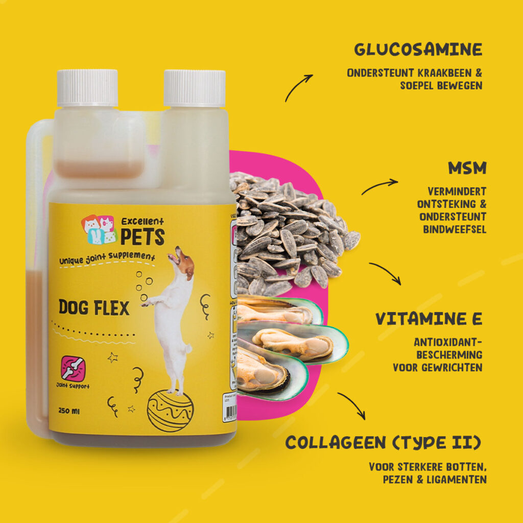 Excellent Pets Dog Flex 250 ml - Vloeibaar Supplement voor Honden - afbeelding 5