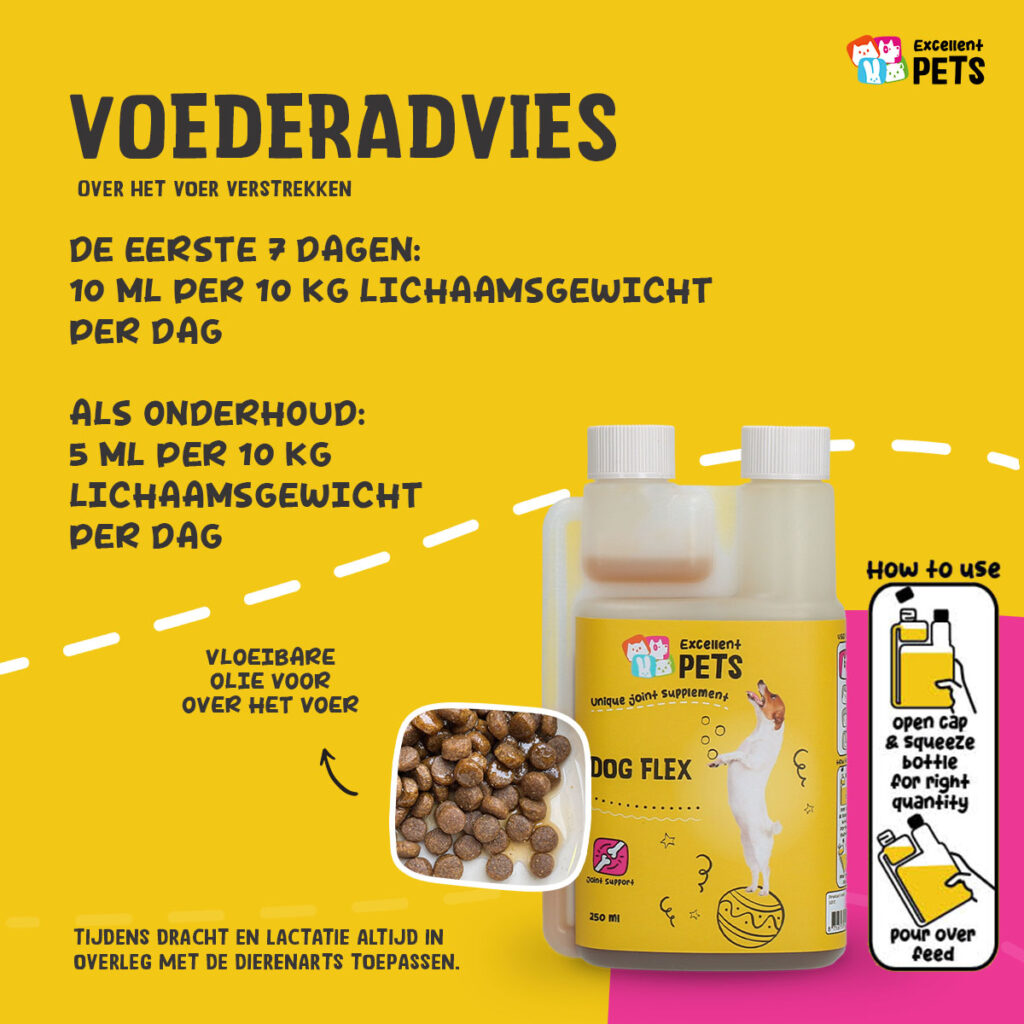Excellent Pets Dog Flex 250 ml - Vloeibaar Supplement voor Honden - afbeelding 2