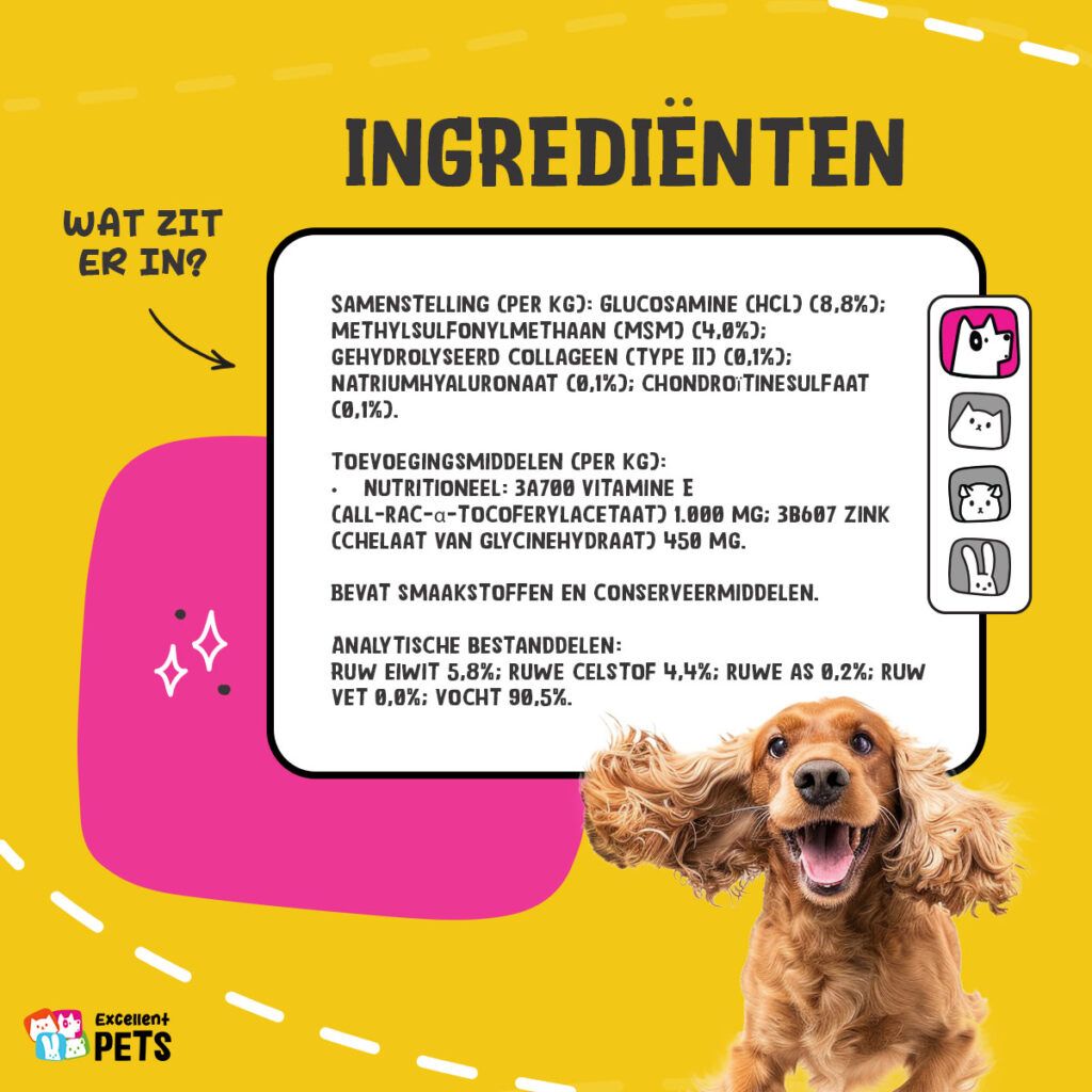 Excellent Pets Dog Flex 500 ml - Vloeibaar Supplement voor Honden - afbeelding 4