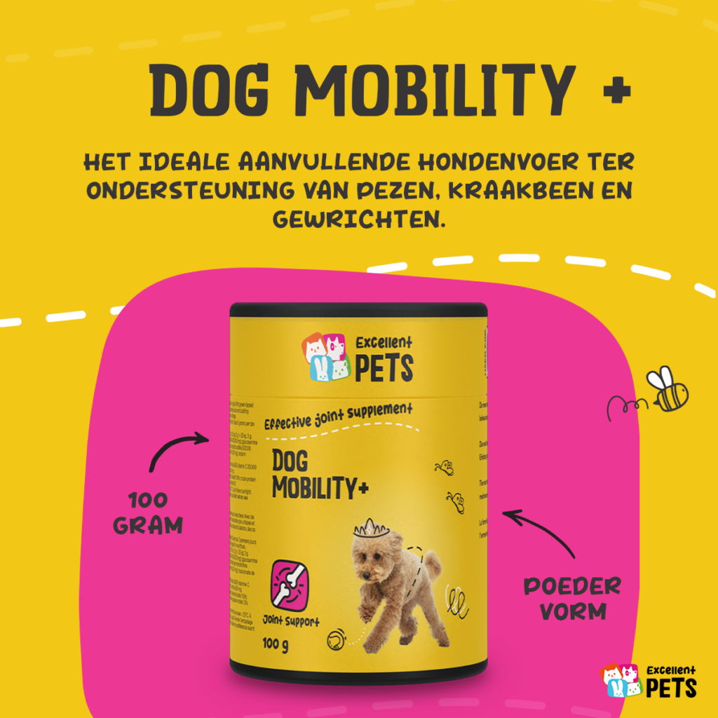 Excellent Pets Dog Mobility+ 100 g - Supplement voor Honden - afbeelding 4