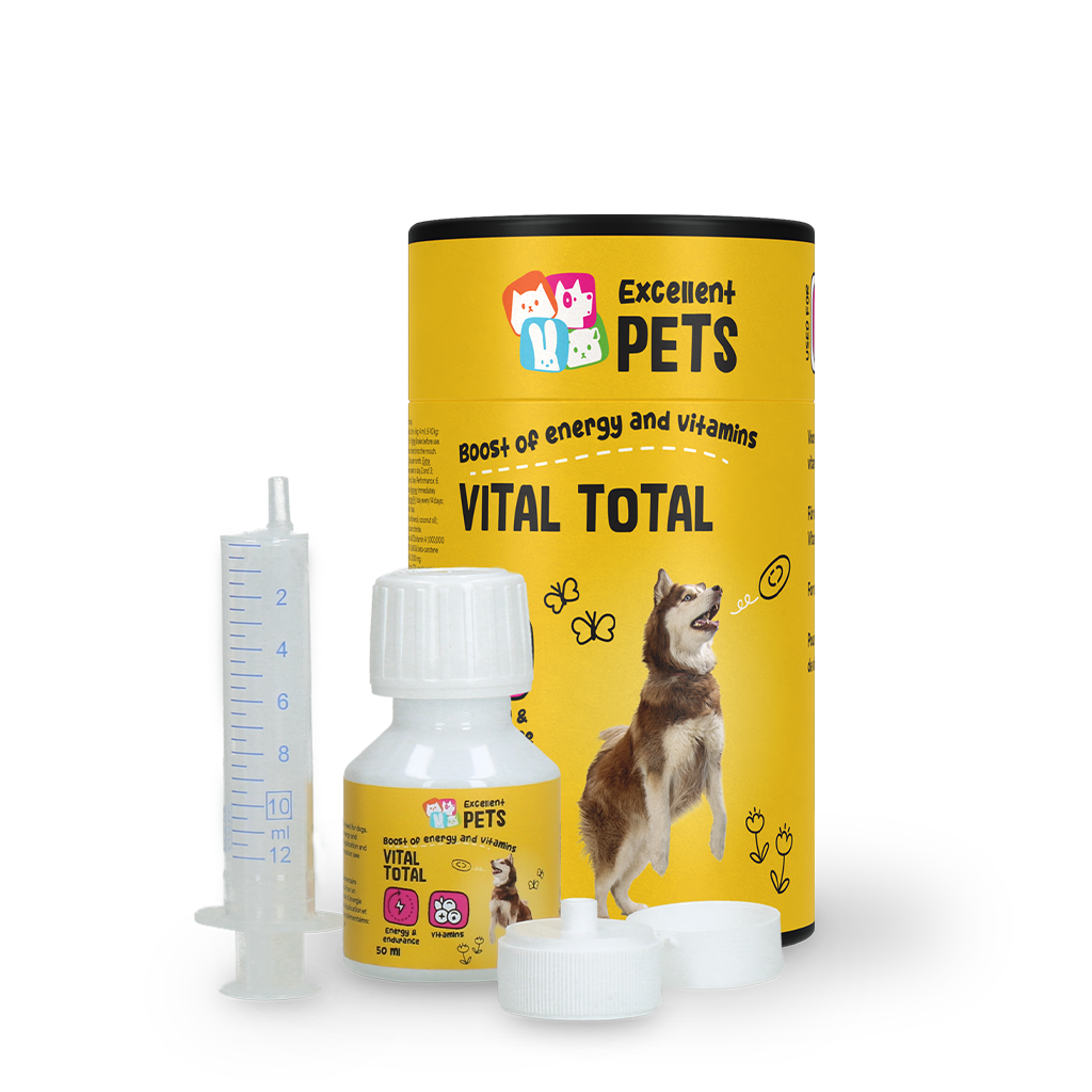 Excellent Pets Vital Total 50 ml - Vloeibaar aanvullend diervoeder voor honden - afbeelding 1