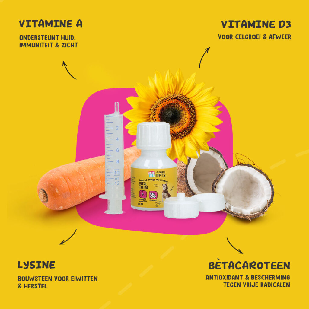 Excellent Pets Vital Total 50 ml - Vloeibaar aanvullend diervoeder voor honden - afbeelding 6