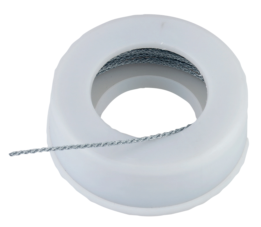 Draadzaag 12 m x 2 mm - Merkloos - Voor het onthoornen van rundvee