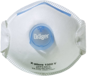 Dräger X-plore 1320 FFP2 V Stofmasker - 10 stuks