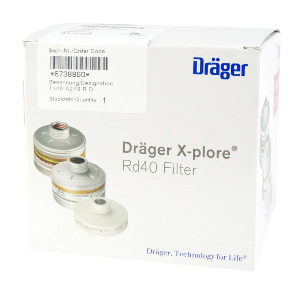 Dräger Filter RD 40 A2-P3 voor persoonlijke bescherming - afbeelding 2