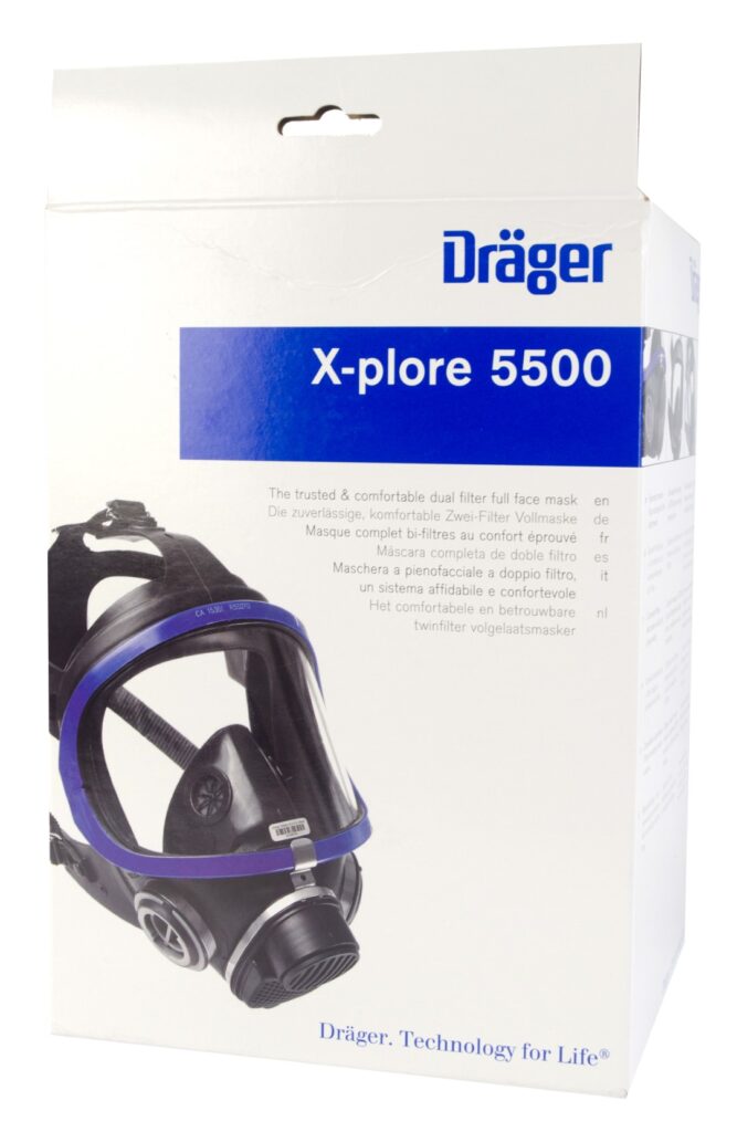 Dräger X-plore 5500 Volgelaatsmasker met Twinfilter - afbeelding 3