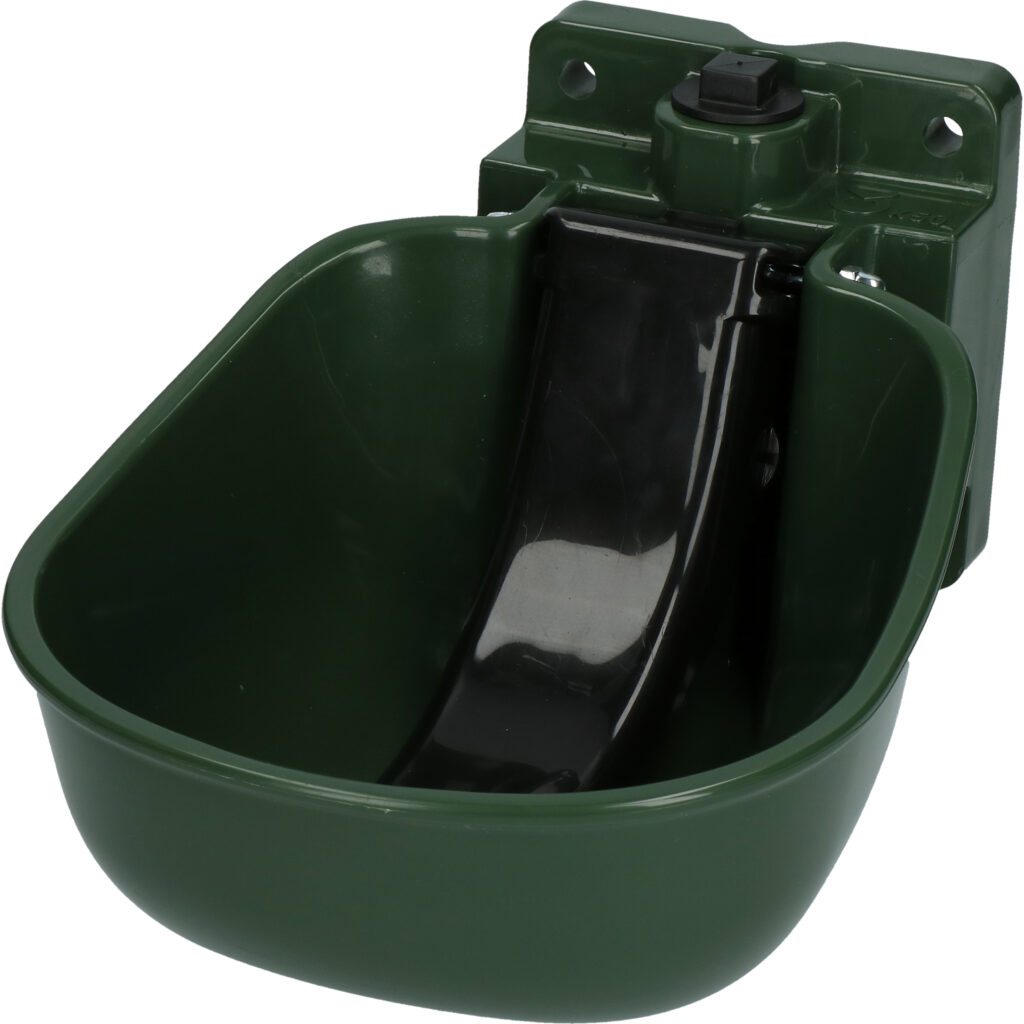 Drinkbak KS met lepel groen voor runderen en paarden - afbeelding 2