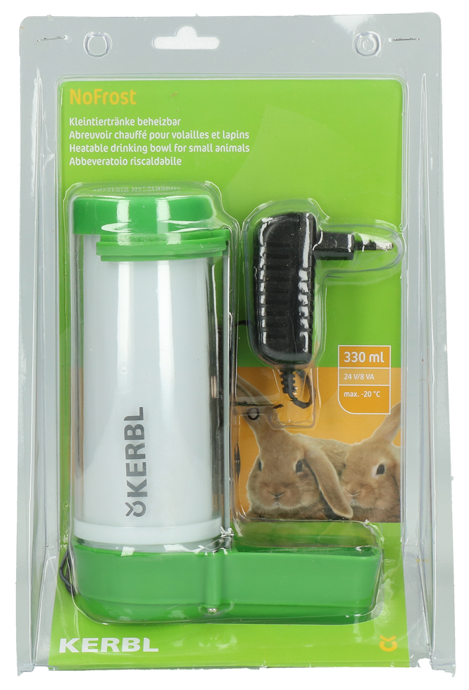 Kerbl NoFrost verwarmbare drinktoren voor kleine dieren - 330 ml - afbeelding 1