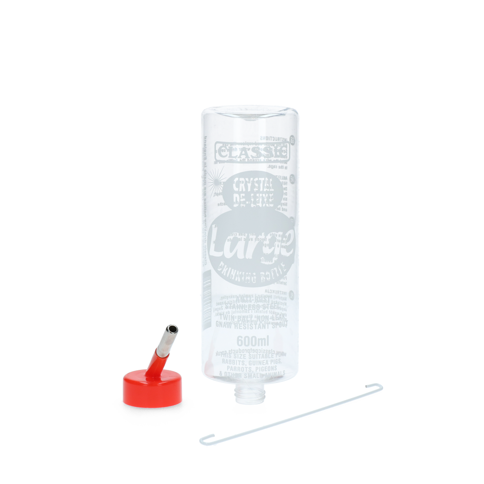 Classic Crystal Deluxe Drinkfles 600 ml voor Knaagdieren - afbeelding 1
