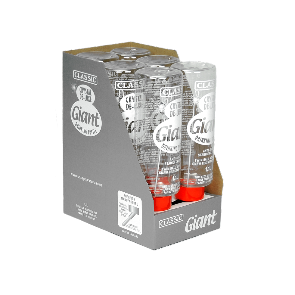 Classic Crystal Deluxe Drinkfles 1100 ml voor Knaagdieren - afbeelding 3