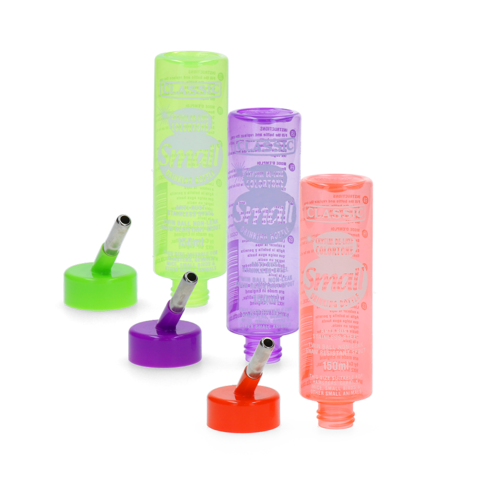 Classic Colortone Drinkfles 150 ml - Geschikt voor Knaagdieren - afbeelding 1