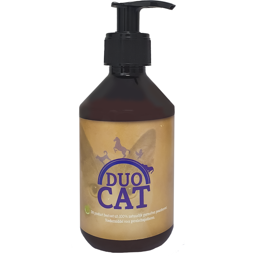 Duo Cat Paardenvet 250 ml - Supplement voor Katten