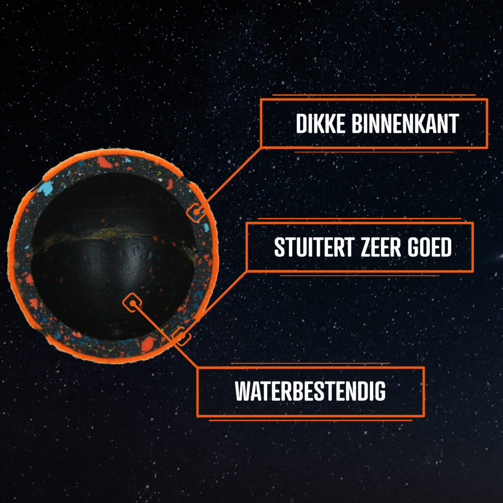 Dog Comets Tennisbal Starlight M Roze - Hoog Stuiterend en Duurzaam - afbeelding 3