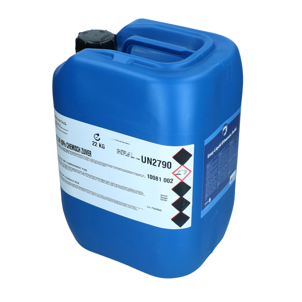 Excellent Easy Liquid Ethaanzuur 22 kg - Azijnzuurconcentraat voor Professioneel Gebruik