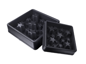 Eat Slow Live Longer Star Grijs S - Anti-schrok voerbak voor honden en katten