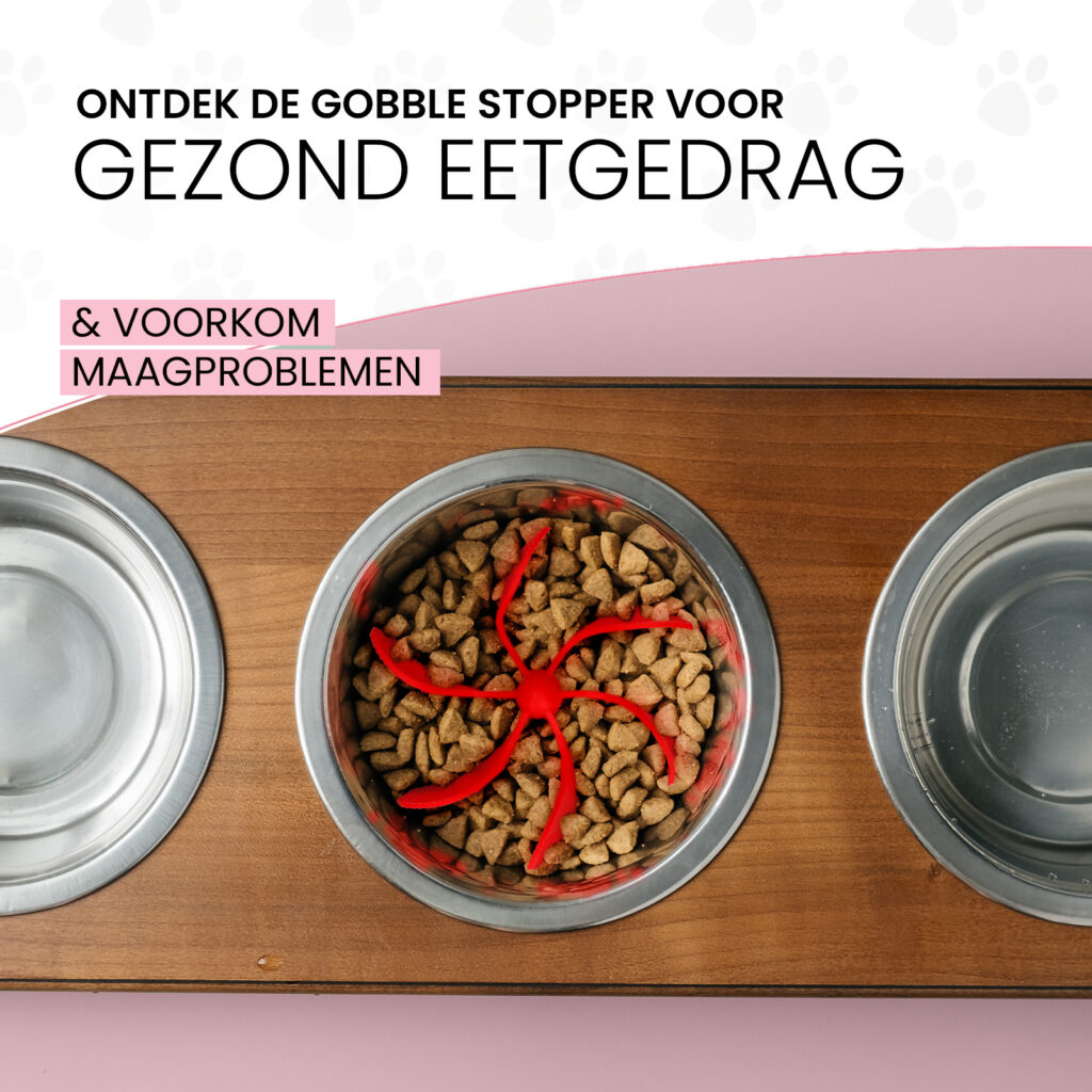 Eat Slow Live Longer Gobble Stopper Roze M - Anti-Schrok Inzetstuk - afbeelding 4
