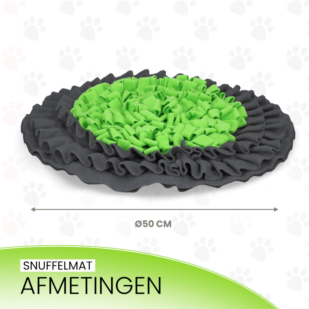 Eat Slow Live Longer Snuffle Mat Ø 50 cm - Snuffelmat voor Honden en Katten - afbeelding 5