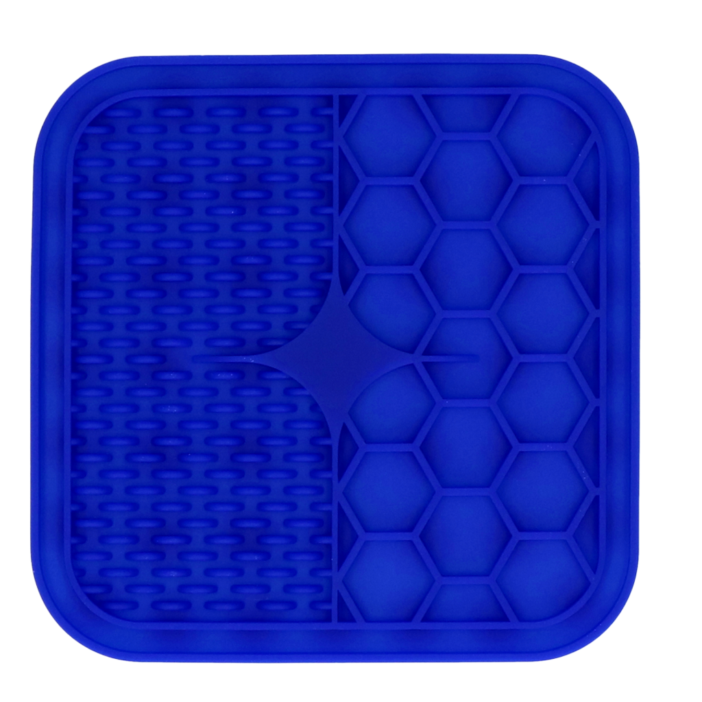 Eat Slow Live Longer Lick Mat Duo S Blauw - afbeelding 2