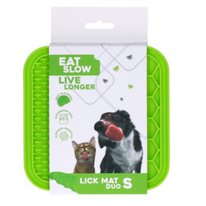 Eat Slow Live Longer Lick Mat Duo S Groen
