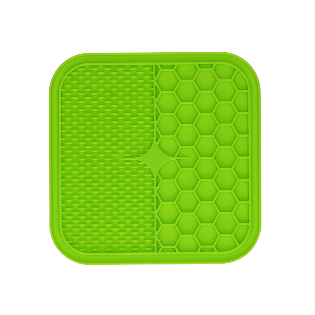 Eat Slow Live Longer Lick Mat Duo M Groen - 21 x 21 cm - afbeelding 2