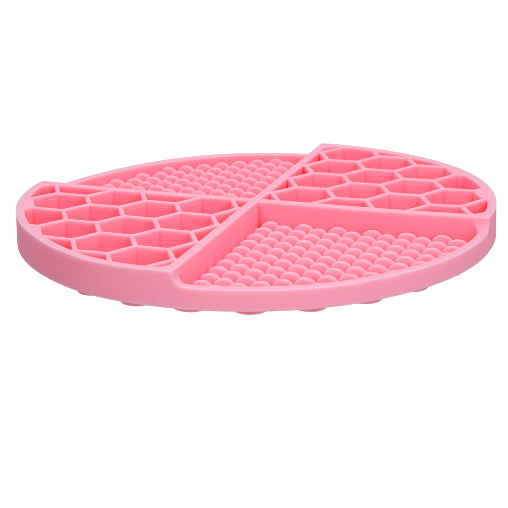 Eat Slow Live Longer Lick Mat Rond Roze 21 cm - afbeelding 2