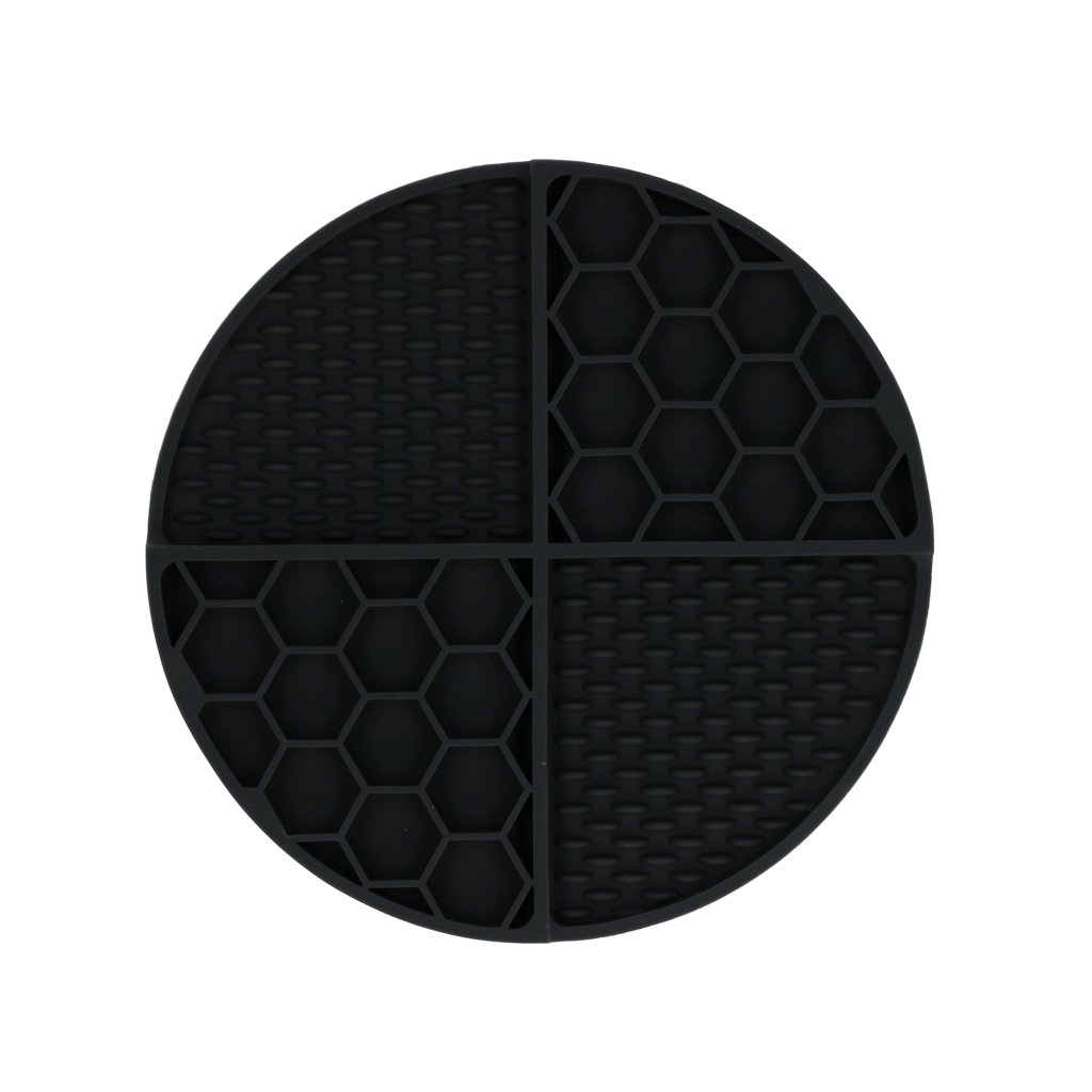Eat Slow Live Longer Lick Mat Diameter 21 cm Grijs - afbeelding 2