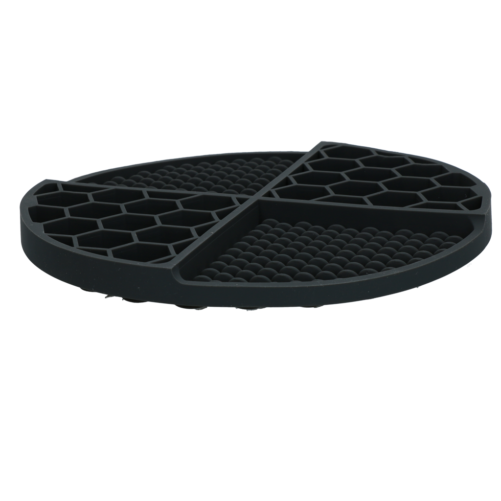 Eat Slow Live Longer Lick Mat Diameter 21 cm Grijs - afbeelding 3