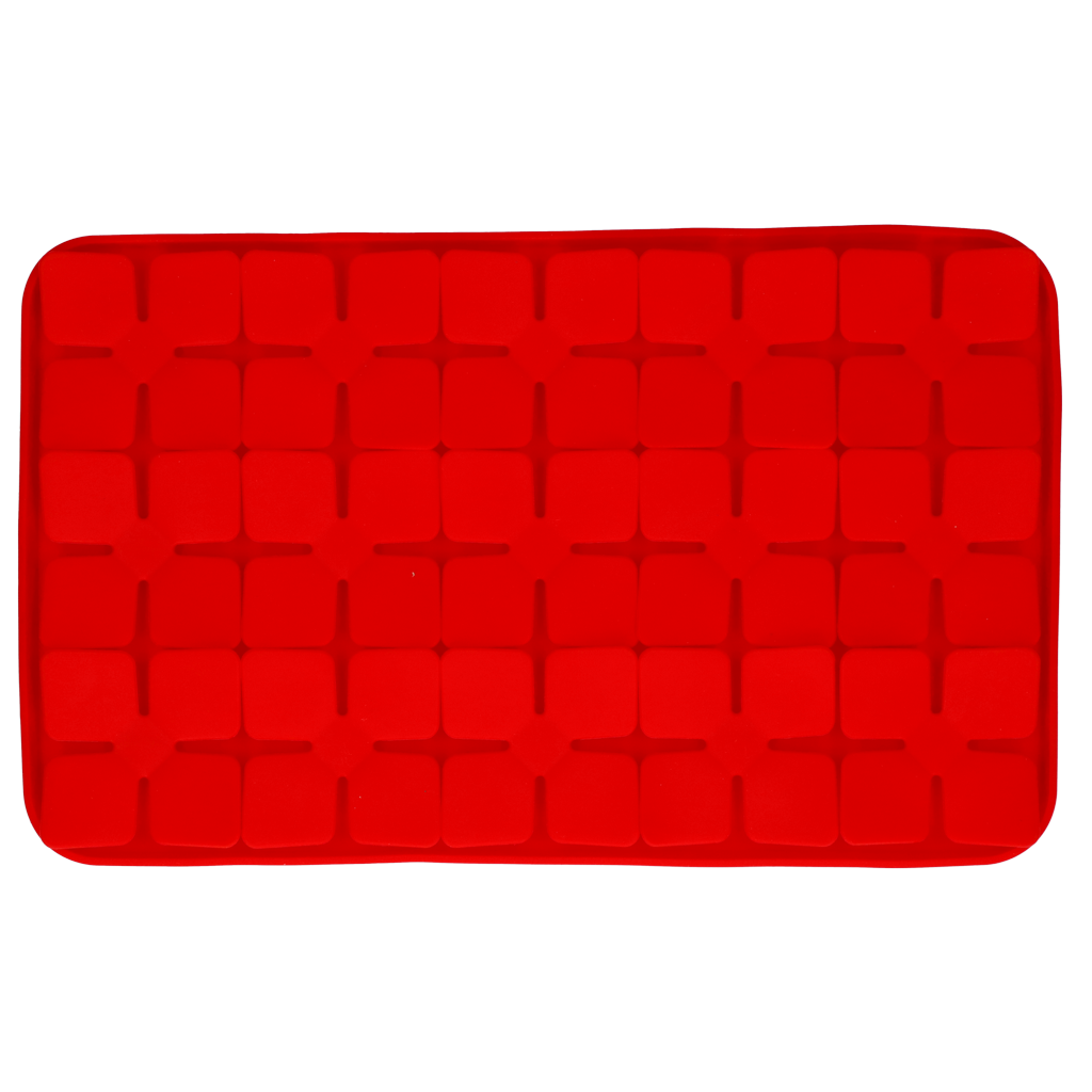 Eat Slow Live Longer Lick Mat Flower Rood 21 x 34 cm - afbeelding 2