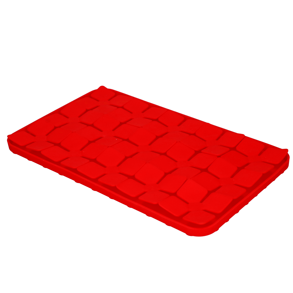 Eat Slow Live Longer Lick Mat Flower Rood 21 x 34 cm - afbeelding 3
