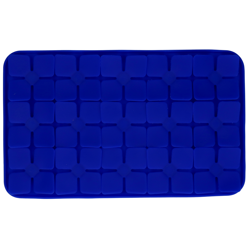 Eat Slow Live Longer Lick Mat Flower Blauw 21 x 34 cm - afbeelding 2