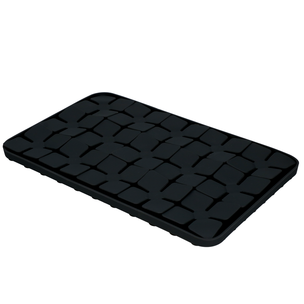 Eat Slow Live Longer Lick Mat Flower Grijs 21 x 34 cm - afbeelding 3