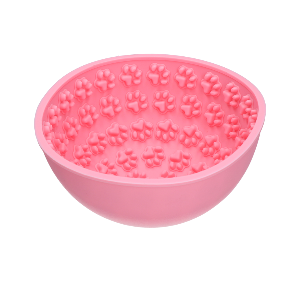 Eat Slow Live Longer Lick Mat Wobble Bowl Roze - 17 cm - afbeelding 3