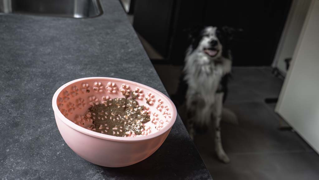 Eat Slow Live Longer Lick Mat Wobble Bowl Roze - 17 cm - afbeelding 5