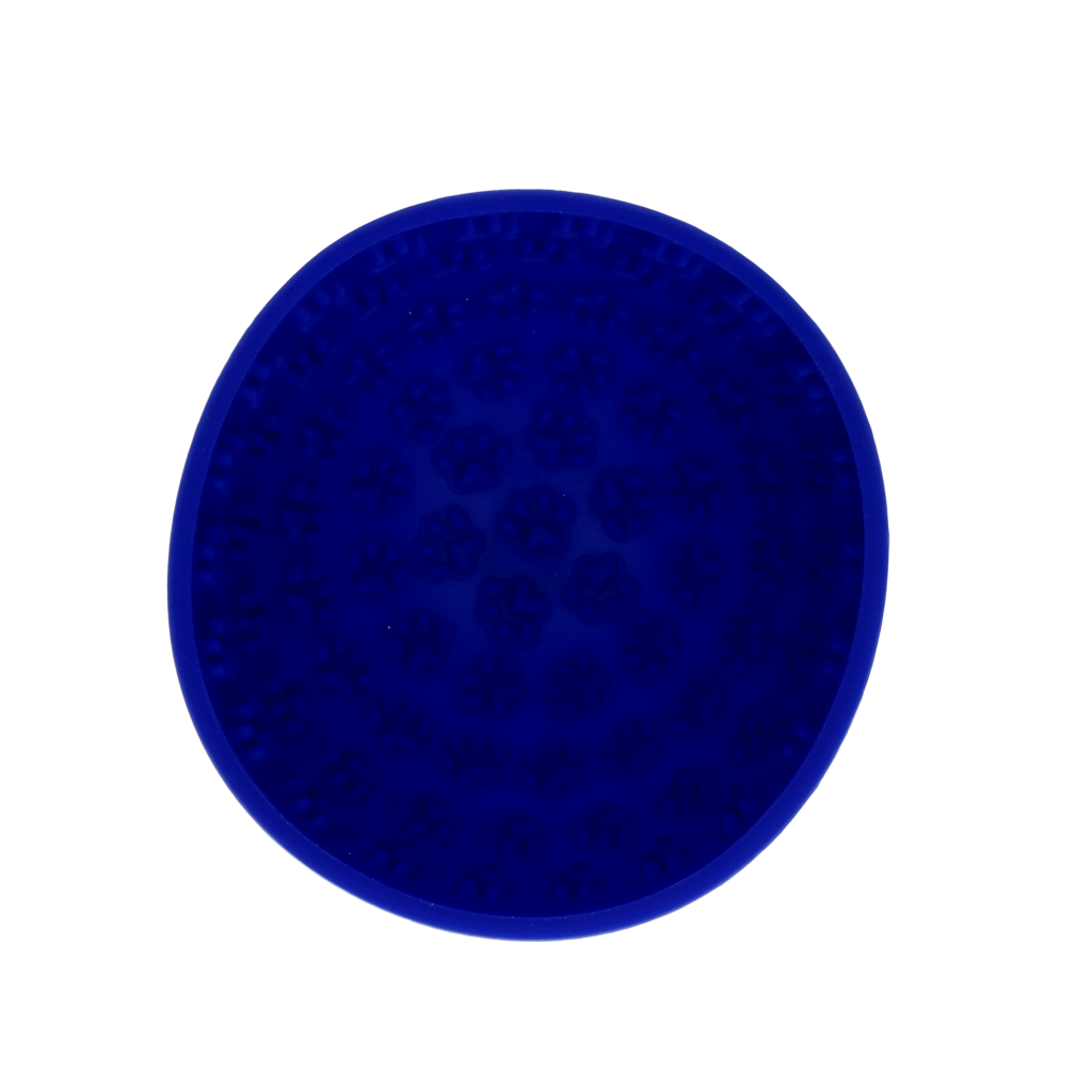 Eat Slow Live Longer Lick Mat Wobble Bowl Blauw - Anti-Schrok Kom - afbeelding 2