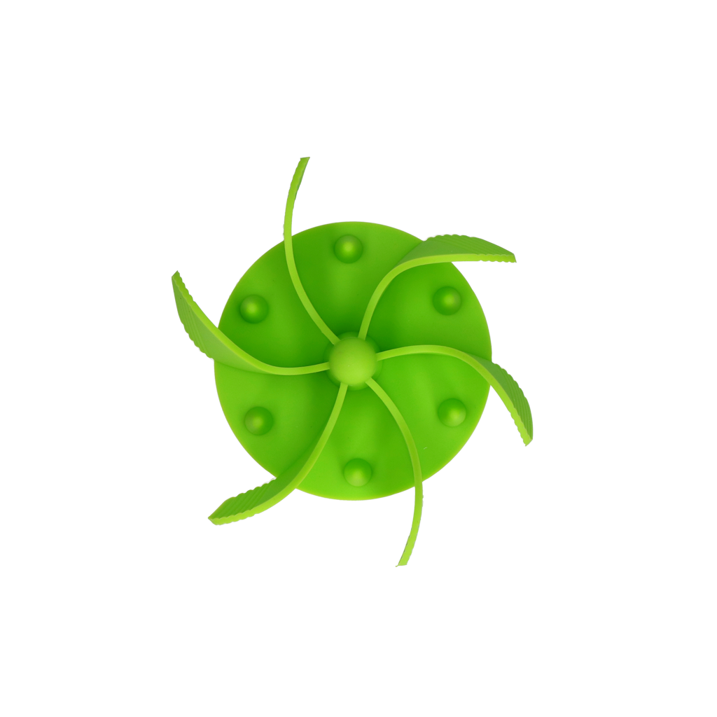 Eat Slow Live Longer Gobble Stopper Groen M - Anti-schrok inzetstuk - afbeelding 3