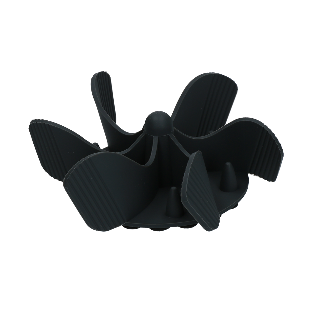 Eat Slow Live Longer Gobble Stopper Grijs S - Anti-schrok inzetstuk - afbeelding 3