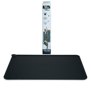 Eat Slow Live Longer Spill Mat M Grijs - Anti-knoei mat voor honden en katten