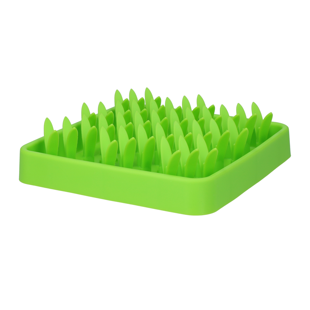 Eat Slow Live Longer Snuffelmat Gras - Siliconen Snuffelmat voor Honden - afbeelding 2