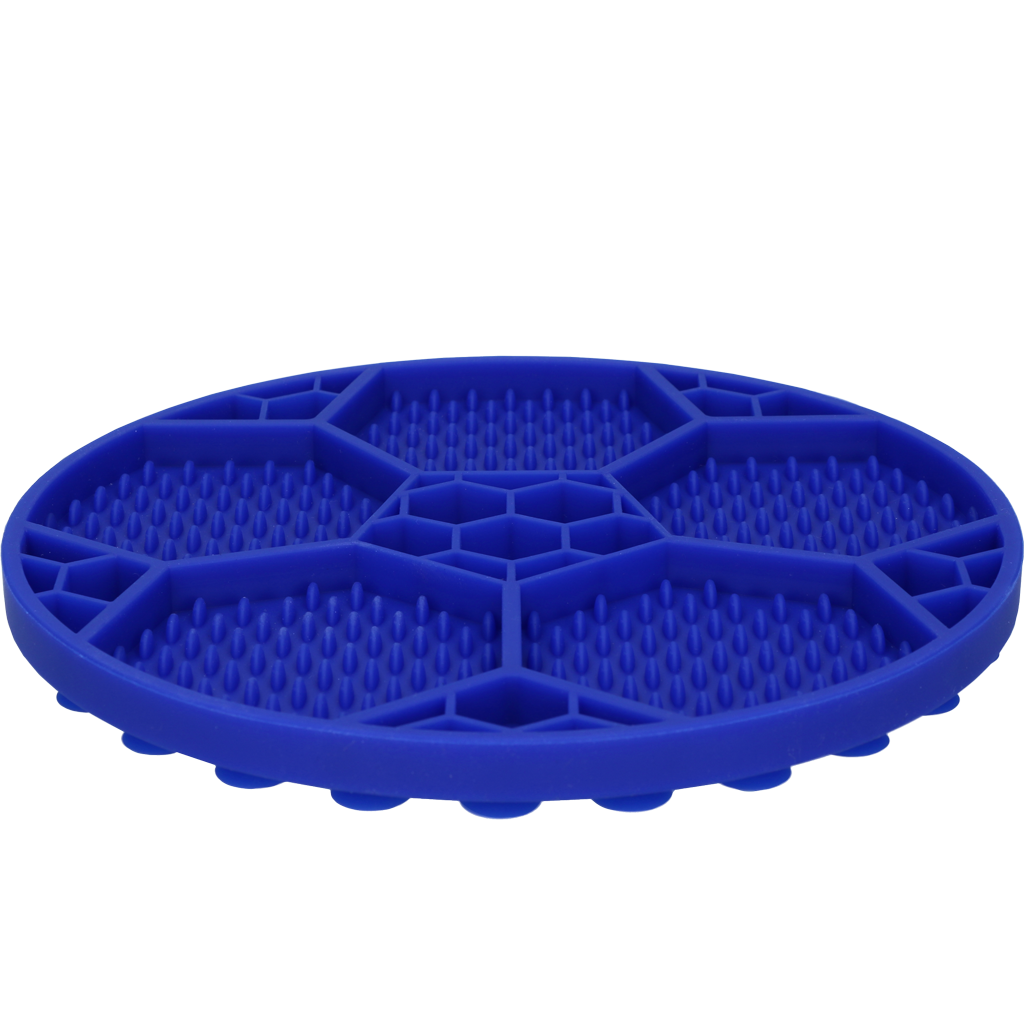 Eat Slow Live Longer Lick Mat Soccer Ball Blauw Ø 22 cm - afbeelding 3
