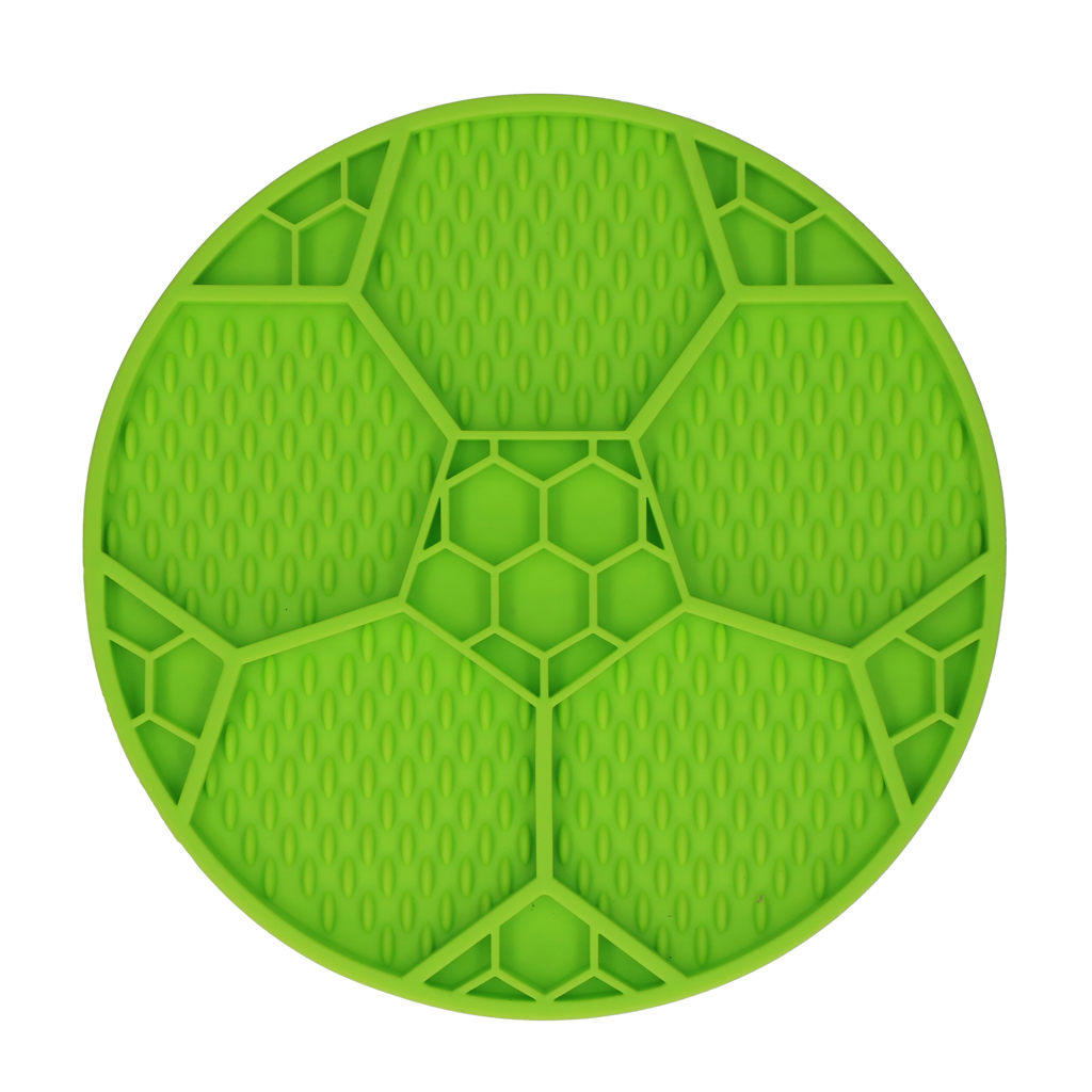 Eat Slow Live Longer Lick Mat Soccer Ball Groen Ø 22 cm - afbeelding 2